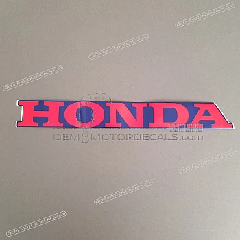 Belly pan decal