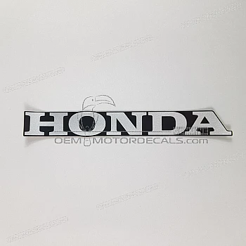 Belly pan decal