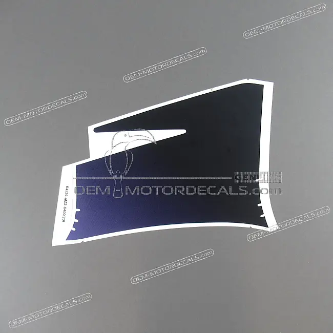 Honda CBR1000F Middle Cowl Stripe Right Side OEM 64326MZ2640ZA
