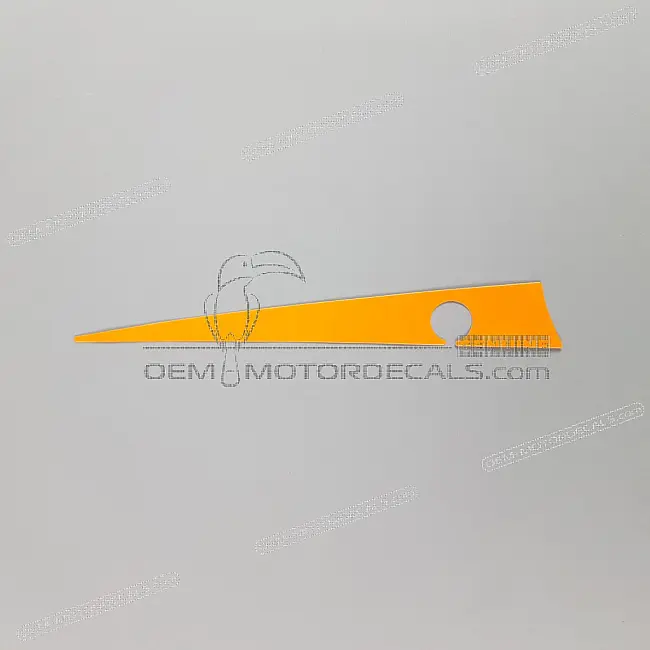 Honda CBR125R Front Upper Cowl Stripe Left Side OEM 64331KPP940ZA