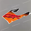 Lower fairing stripe, left side