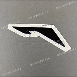 Side cowling decal, left side