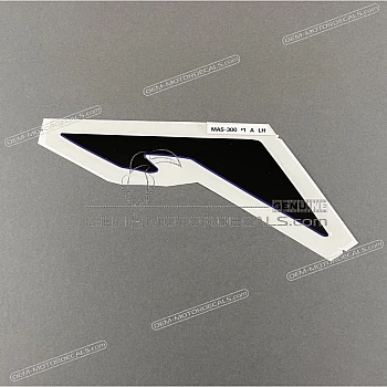 Front cowling stripe, left side