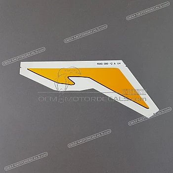 Side cowling decal, left side