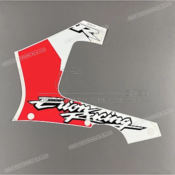 Side cowling decal, left side