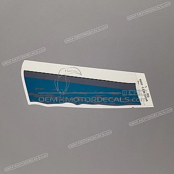Frame cowling decal, left side