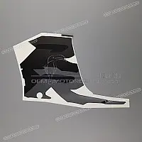 HONDA Linkse voorste kuipstrip, linkerzijde 64352-MAS-750ZB