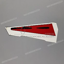 Frame cowling decal, left side