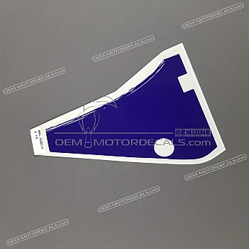 Belly pan decal, left side