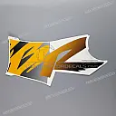 Adesivo carenatura sinistra CBR600F, lato sinistro