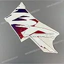 Zijkuipsticker CBR Hurricane, linkerkant