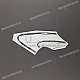 Honda CBR600F Hurricane Adesivo carena inferiore lato sinistro OEM 64357MALE00ZB