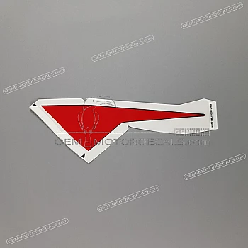 Side cowling decal, left side