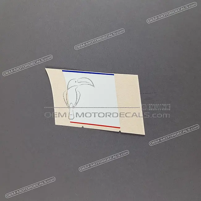 Honda CBR600F Hurricane Left Fairing Stripe Decal Left Side OEM 64357MT6600ZC