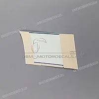 HONDA Autocollant de flanc de carénage, côté gauche 64357-MT6-600ZD