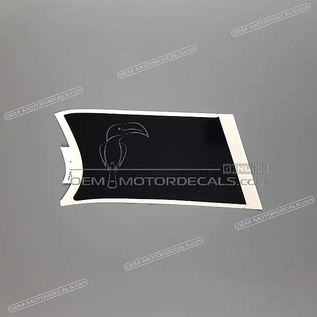 Honda CBR600F HURRICANE Naklejka na owiewkę boczną Grafika Lewa Strona OEM 64357MV9600ZB