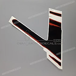 Belly pan decal, left side