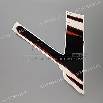 Belly pan decal, left side