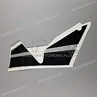 HONDA Seitenverkleidung Aufkleber, Linke Seite 64358-MEE-A00ZA