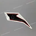 Lower fairing stripe, left side