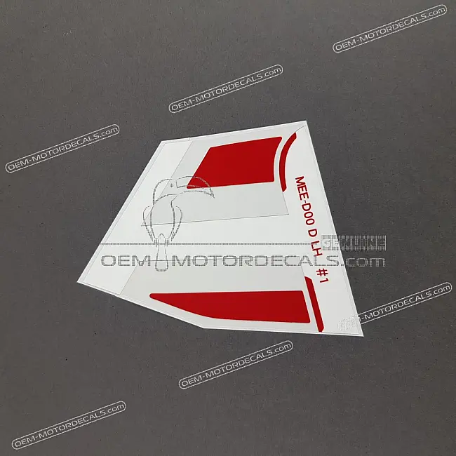 Honda CBR600RR Pegatina Carenado Medio Izquierdo Lado Izquierdo OEM 64359MEED00ZA