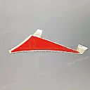 Lower fairing stripe, left side