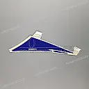Lower fairing stripe, left side