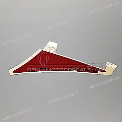 Belly pan decal, left side