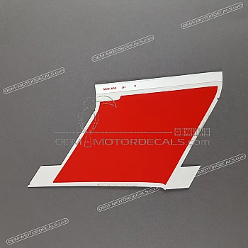 Side cowling decal, left side