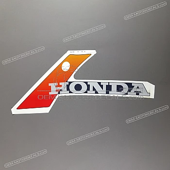 Belly pan decal, left side