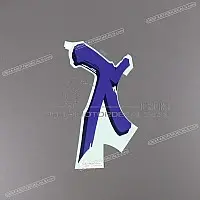 HONDA Autocollant de flanc de carénage CBR600F Hurricane, côté gauche 64362-MV9-840ZA