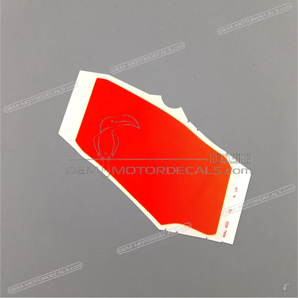 Honda CBR600F Hurricane Aufkleber linke Rahmenverkleidung links Original OEM Teil 64363MAL600ZB Fabrikaufkleber