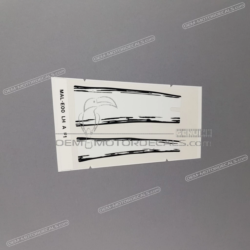 Honda CBR600F HURRICANE Adesivo carena inferiore sinistra lato sinistro OEM 64363MALE00ZB