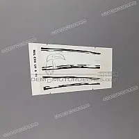 HONDA Pegatina de Quilla Inferior, Lado Izquierdo 64363-MAL-E00ZB