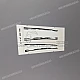 Honda CBR600F HURRICANE Adesivo carena inferiore sinistra lato sinistro OEM 64363MALE00ZB