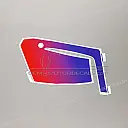 Linker kuipdeel sticker