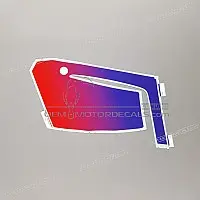 HONDA Autocollant de carénage côté gauche 64363-MV9-840ZA
