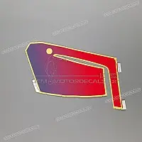 HONDA Voorkuip sticker, linkerkant 64363-MV9-840ZB