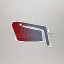 Linker kuipdeel CBR sticker, linkerkant