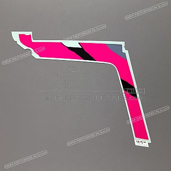 Zijpaneel sticker, linkerkant