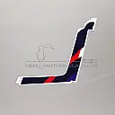 Left side fairing stripe CBR600F Hurricane