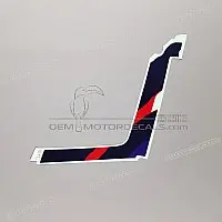 HONDA Linke Verkleidungsaufkleber für Honda CBR600F Hurricane 64363-MV9-930ZC