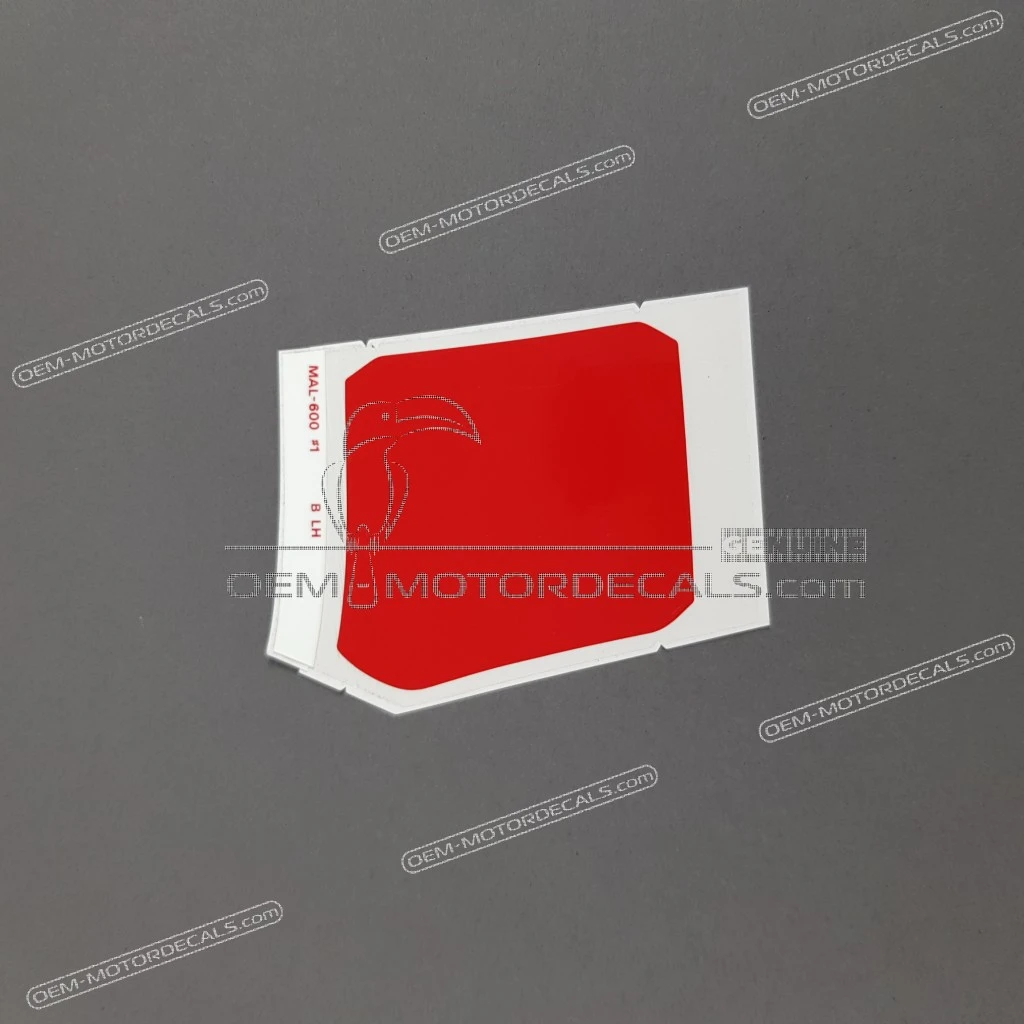 Honda CBR600F Hurricane linker kuipdeel sticker linkerkant OEM 64364MAL600ZA
