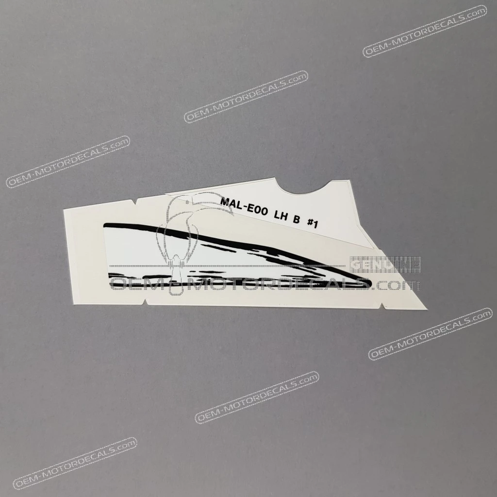 Adesivo carena inferiore Honda CBR600F HURRICANE Lato Sinistro OEM 64364MALE00ZB