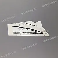 HONDA Pegatina de quilla inferior, lado izquierdo 64364-MAL-E00ZB