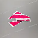 Left side cowling stripe, CBR600F Hurricane
