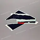 Tank cover CBR stripe, left side