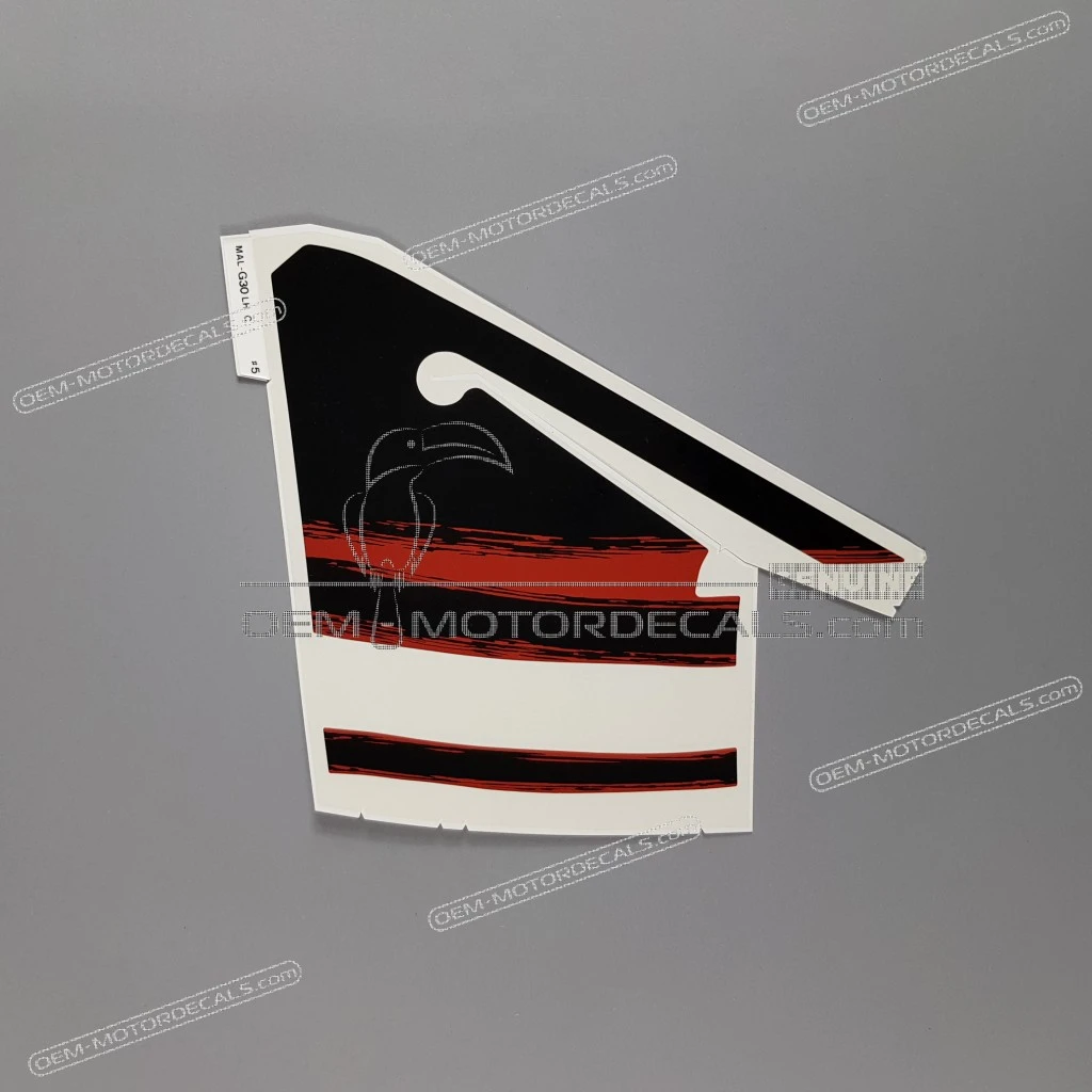 Honda CBR600F HURRICANE Pegatina Carenado Lateral Izquierdo OEM 64365MALG30ZC