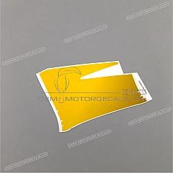 Side cowling decal, left side