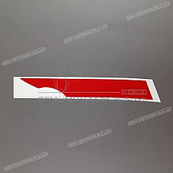 Side cowling decal, left side